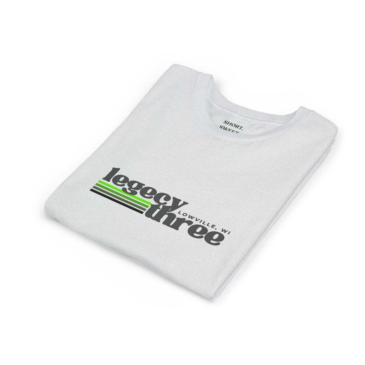 Youth Short Sleeve Tee - Short & Sweet Design for Everyday Comfort