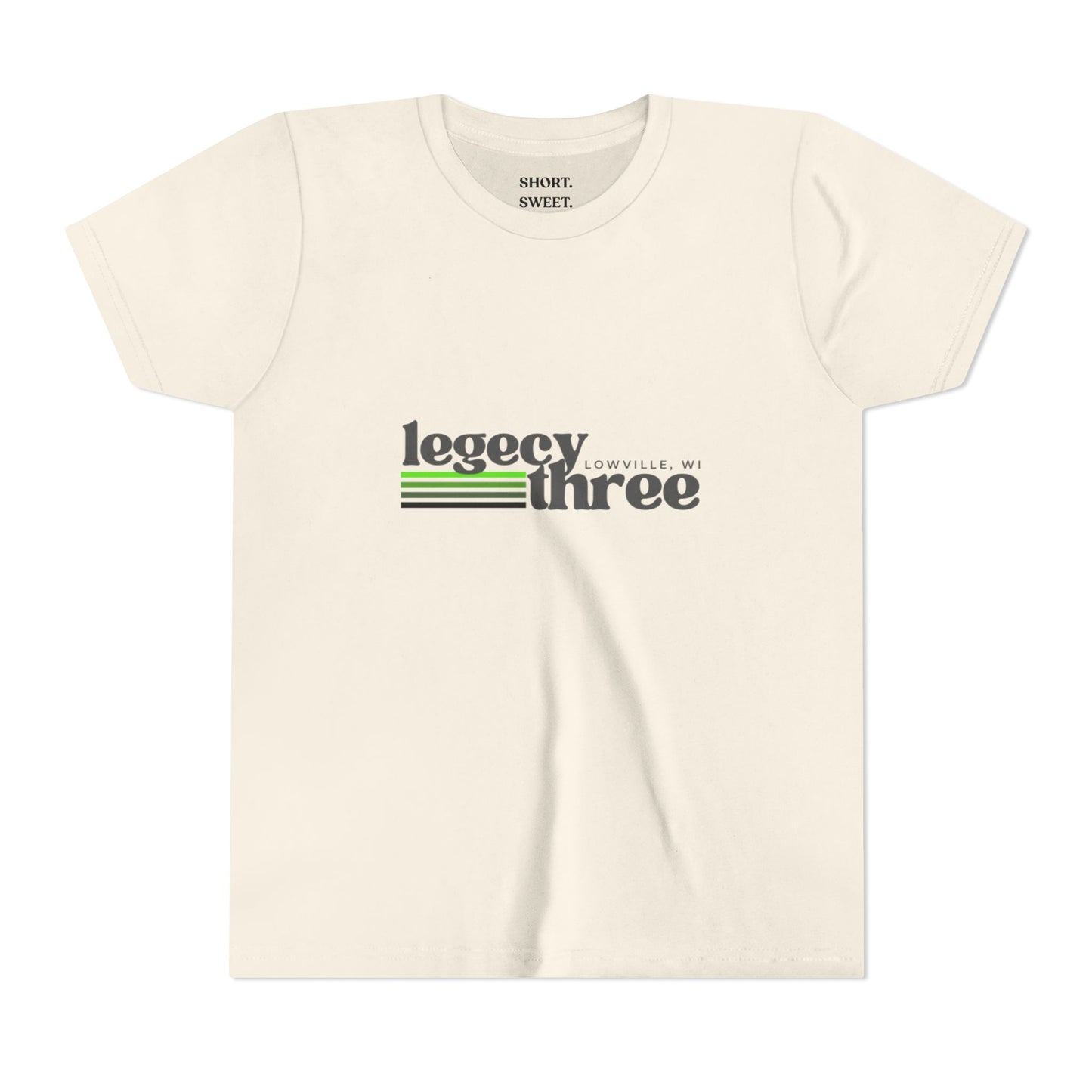 Youth Short Sleeve Tee - Short & Sweet Design for Everyday Comfort