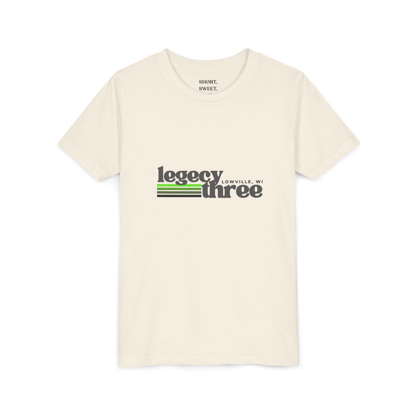 Youth Short Sleeve Tee - Short & Sweet Design for Everyday Comfort