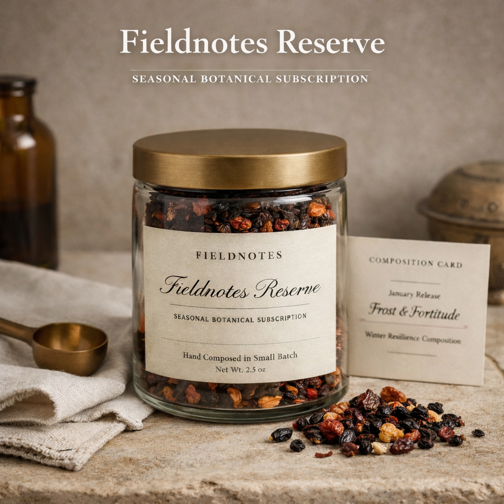 Fieldnotes Reserve: A Seasonal Botanical Tea Subscription